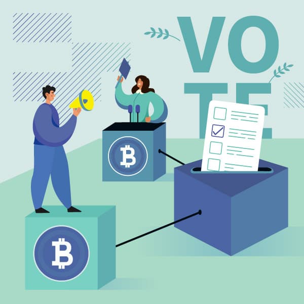 E-voting system using Blockchain